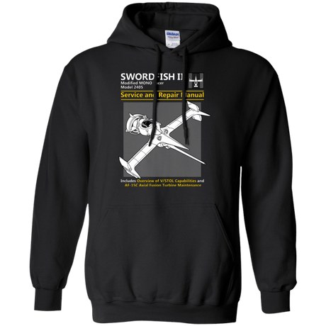 Sweatshirts Black / Small SWORDFISH SERVICE AND REPAIR MANUAL Pullover Hoodie