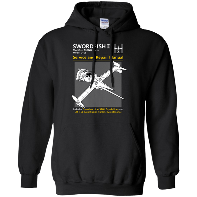 Sweatshirts Black / Small SWORDFISH SERVICE AND REPAIR MANUAL Pullover Hoodie