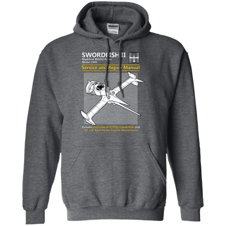 Sweatshirts Dark Heather / Small SWORDFISH SERVICE AND REPAIR MANUAL Pullover Hoodie