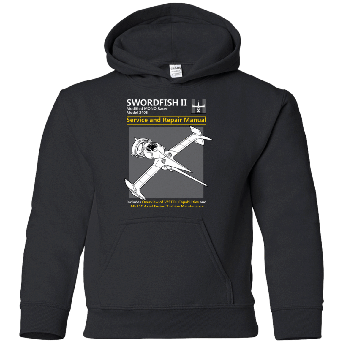 Sweatshirts Black / YS SWORDFISH SERVICE AND REPAIR MANUAL Youth Hoodie