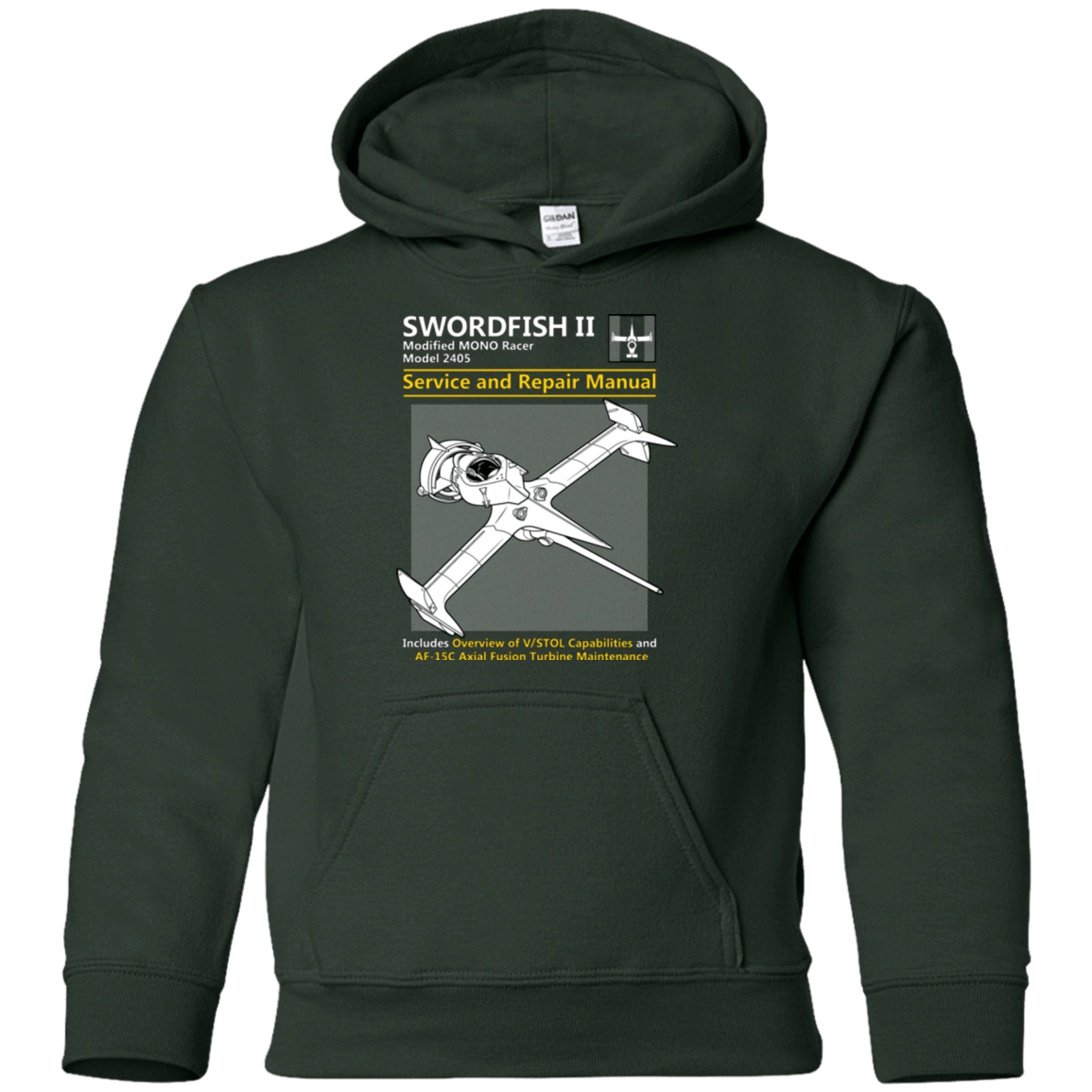 Sweatshirts Forest Green / YS SWORDFISH SERVICE AND REPAIR MANUAL Youth Hoodie