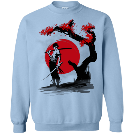 Sweatshirts Light Blue / Small Swordsman Pirate Crewneck Sweatshirt