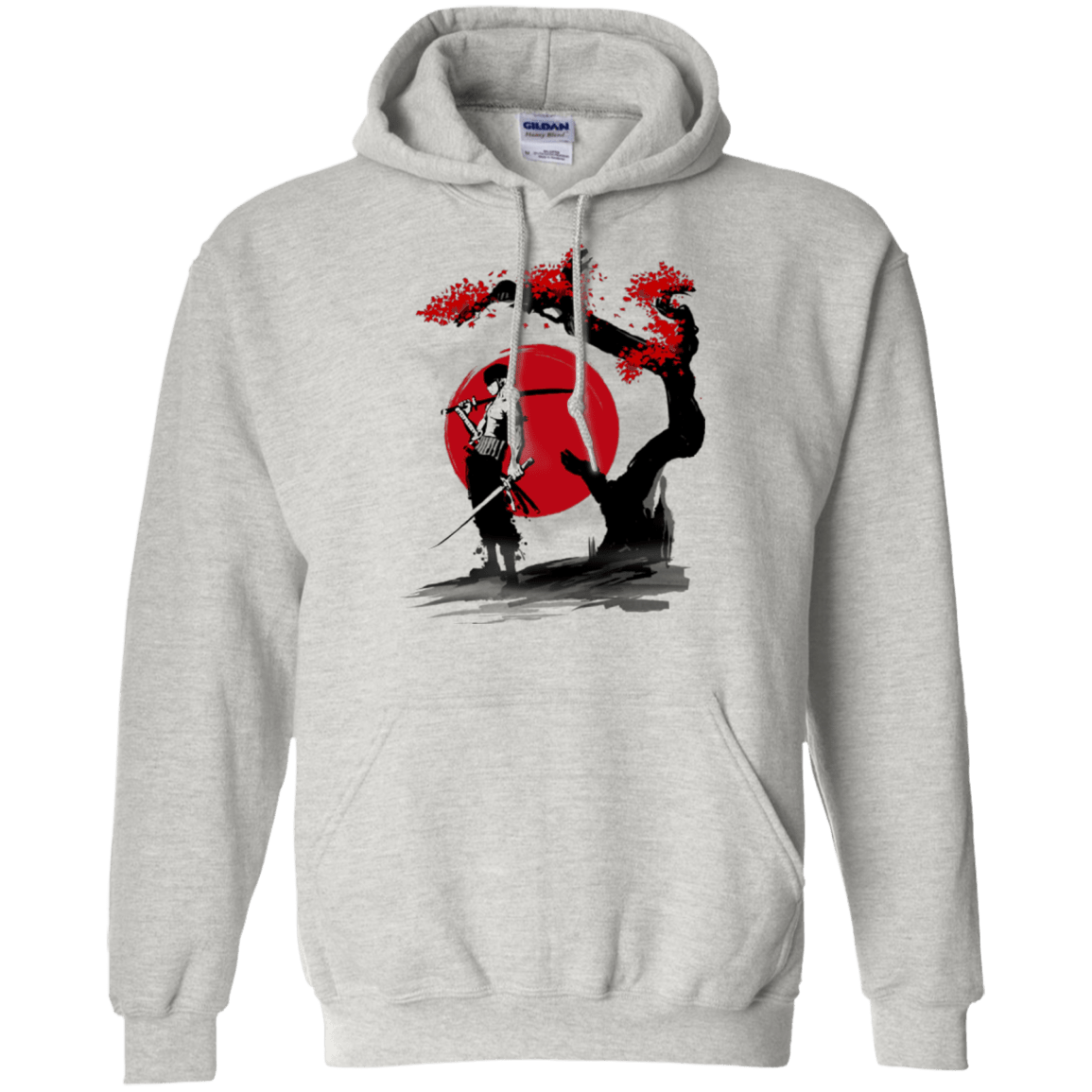Sweatshirts Ash / Small Swordsman Pirate Pullover Hoodie