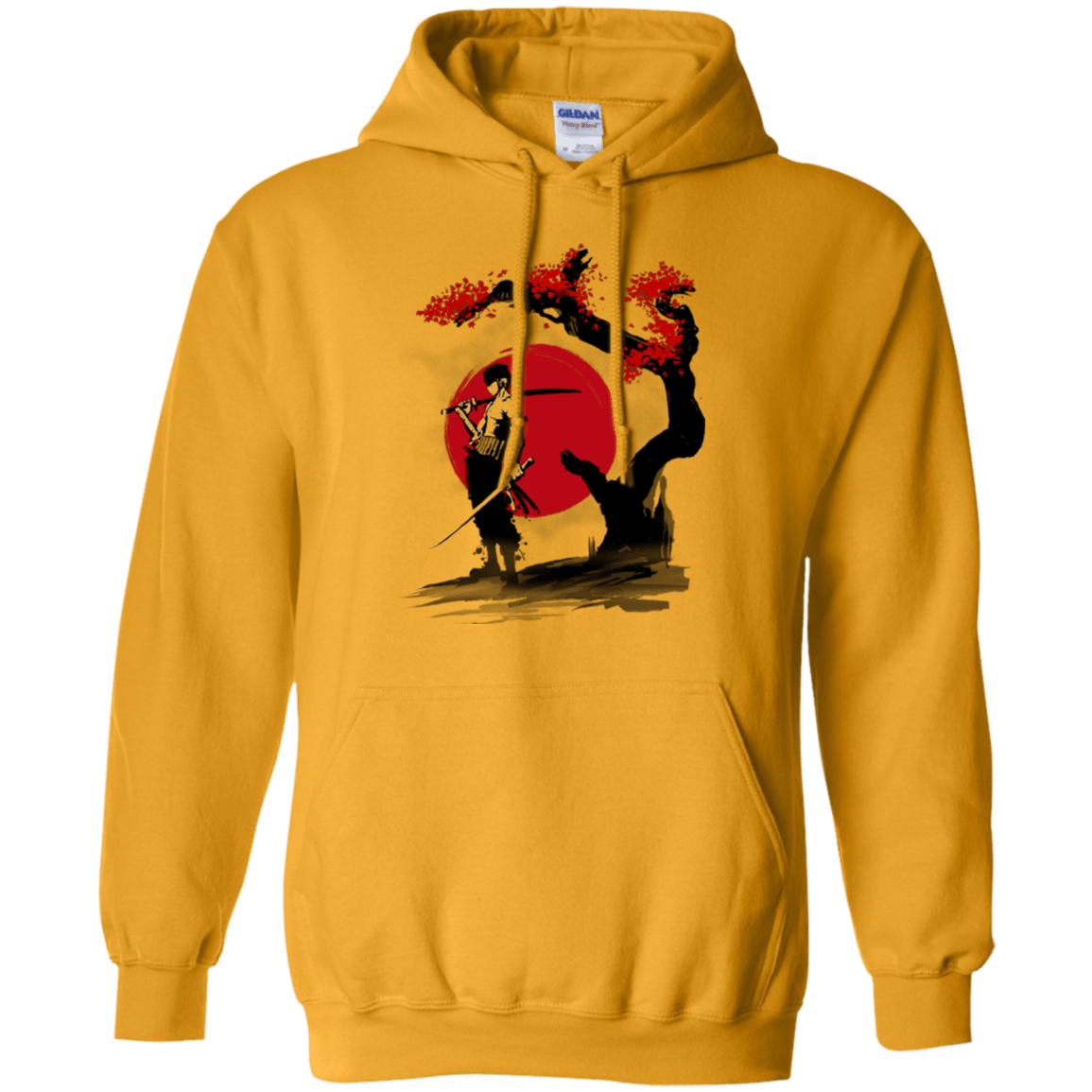 Sweatshirts Gold / Small Swordsman Pirate Pullover Hoodie