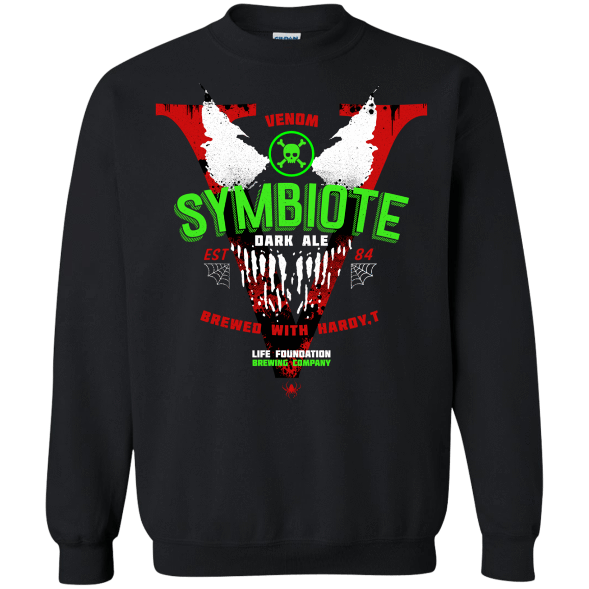 Sweatshirts Black / S Symbiote Dark Ale Crewneck Sweatshirt