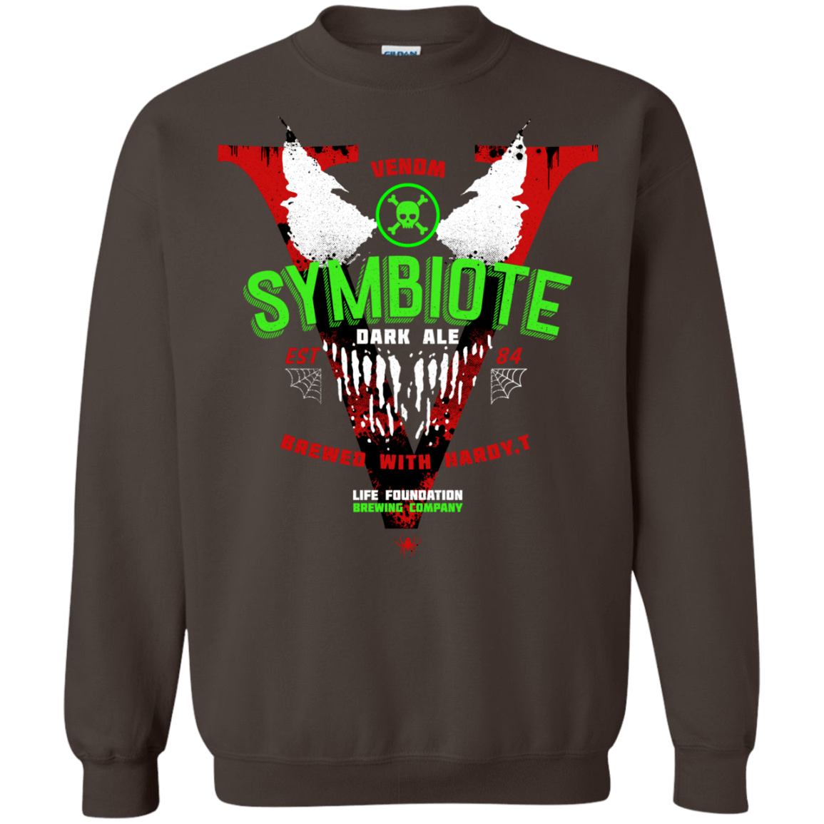 Sweatshirts Dark Chocolate / S Symbiote Dark Ale Crewneck Sweatshirt