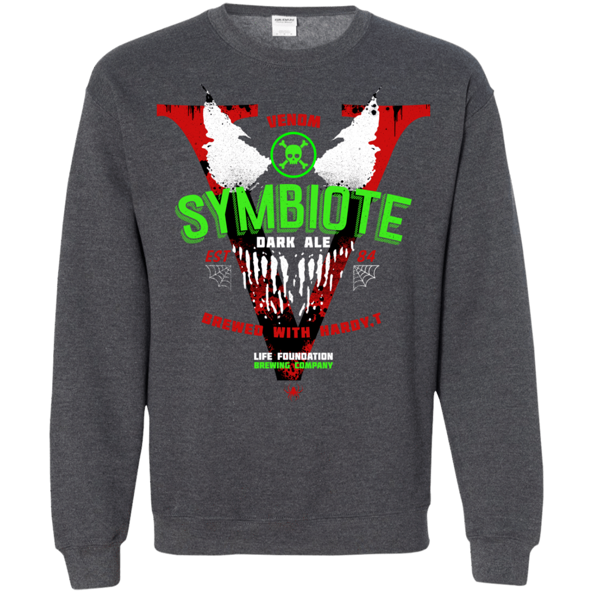 Sweatshirts Dark Heather / S Symbiote Dark Ale Crewneck Sweatshirt