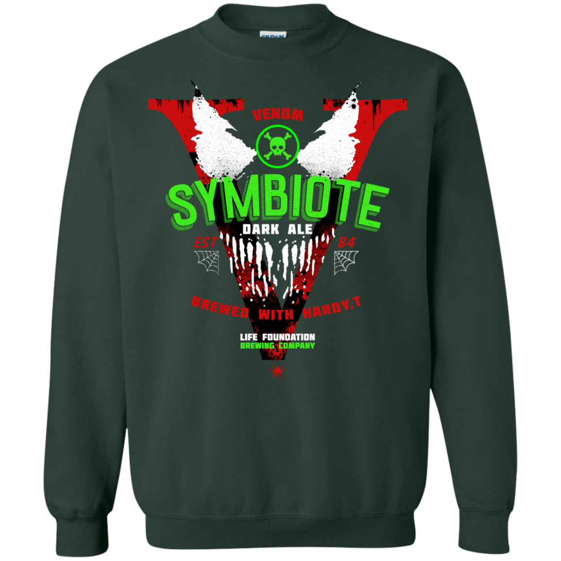 Sweatshirts Forest Green / S Symbiote Dark Ale Crewneck Sweatshirt