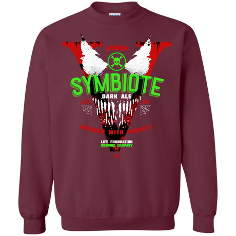 Sweatshirts Maroon / S Symbiote Dark Ale Crewneck Sweatshirt