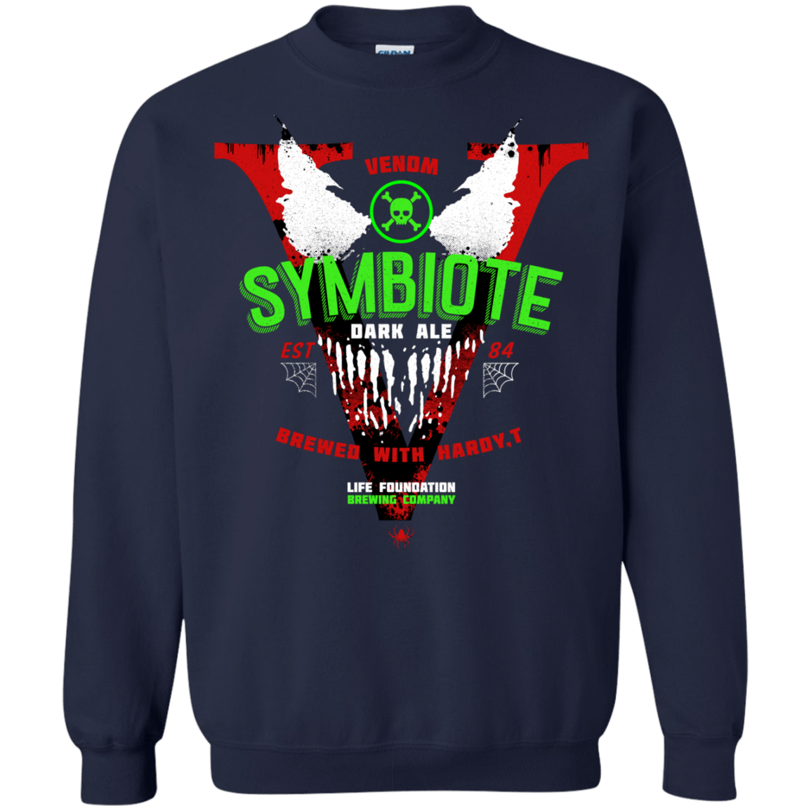 Sweatshirts Navy / S Symbiote Dark Ale Crewneck Sweatshirt