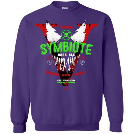 Sweatshirts Purple / S Symbiote Dark Ale Crewneck Sweatshirt