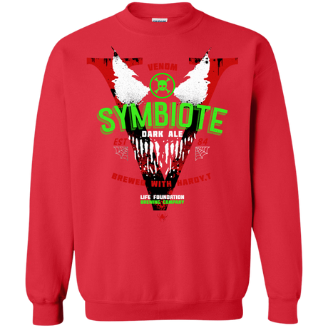 Sweatshirts Red / S Symbiote Dark Ale Crewneck Sweatshirt