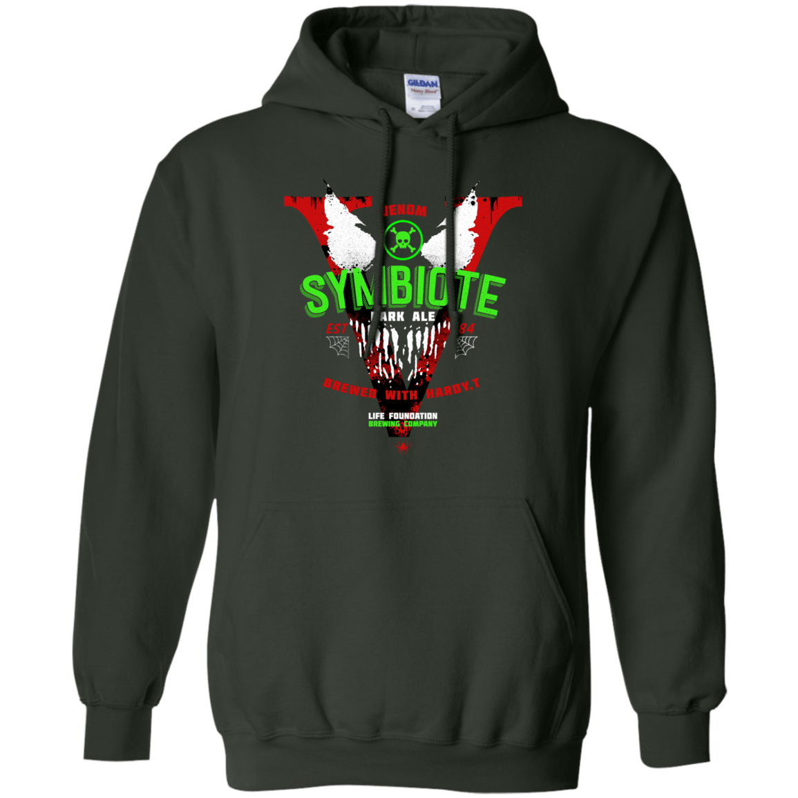 Sweatshirts Forest Green / S Symbiote Dark Ale Pullover Hoodie