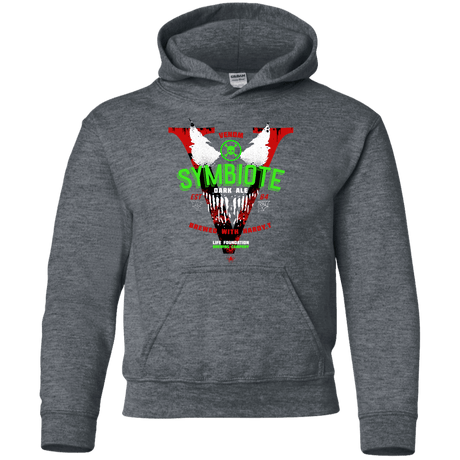 Sweatshirts Dark Heather / YS Symbiote Dark Ale Youth Hoodie