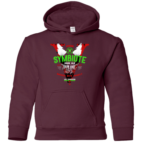 Sweatshirts Maroon / YS Symbiote Dark Ale Youth Hoodie