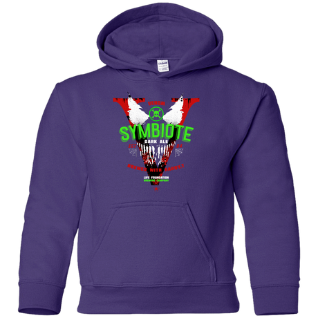 Sweatshirts Purple / YS Symbiote Dark Ale Youth Hoodie