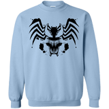 Sweatshirts Light Blue / Small Symbiote Rorschach Crewneck Sweatshirt
