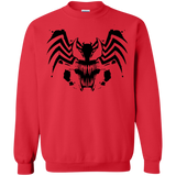 Sweatshirts Red / Small Symbiote Rorschach Crewneck Sweatshirt