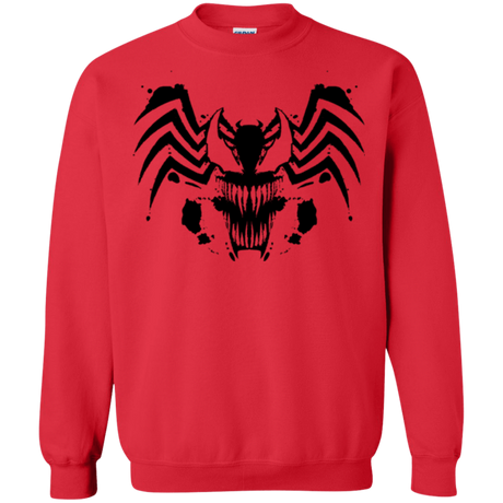 Sweatshirts Red / Small Symbiote Rorschach Crewneck Sweatshirt