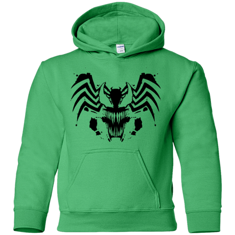 Sweatshirts Irish Green / YS Symbiote Rorschach Youth Hoodie