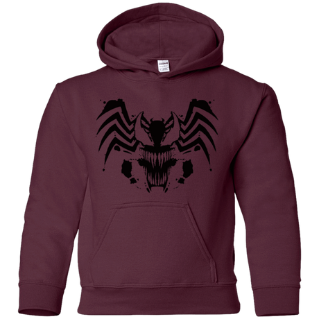 Sweatshirts Maroon / YS Symbiote Rorschach Youth Hoodie