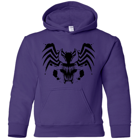 Sweatshirts Purple / YS Symbiote Rorschach Youth Hoodie