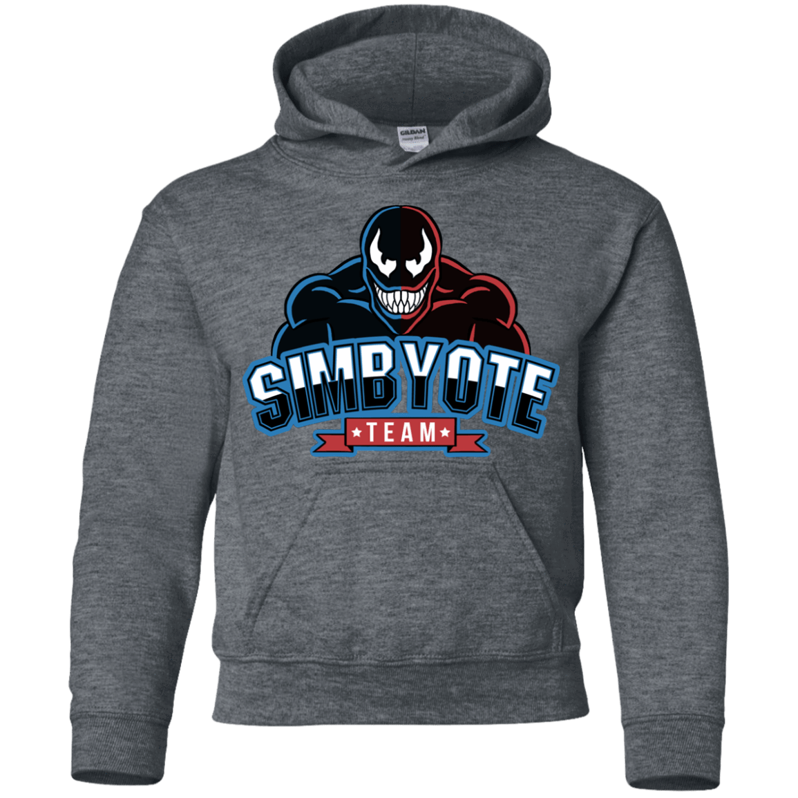 Sweatshirts Dark Heather / YS Symbiote Team Youth Hoodie