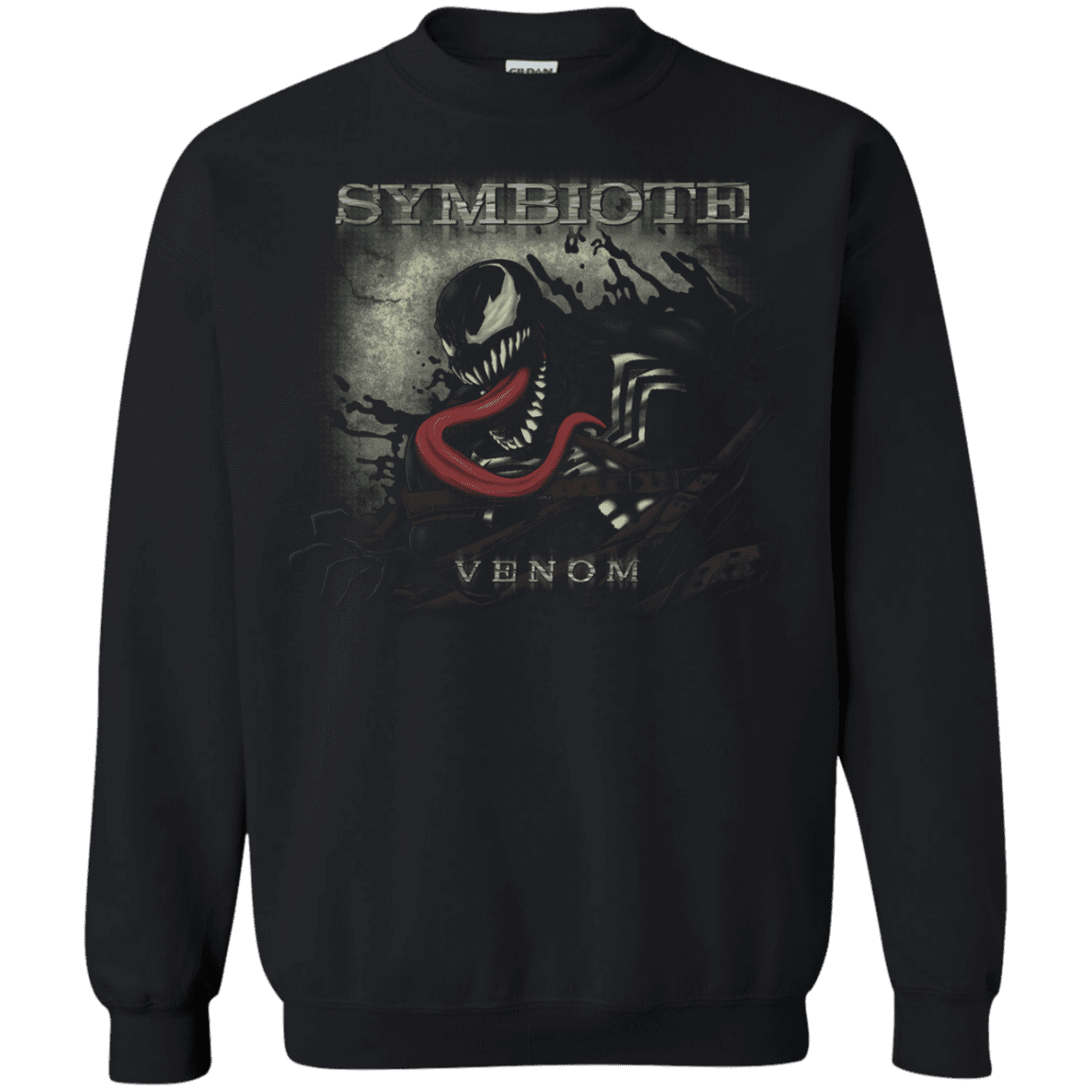 Sweatshirts Black / S Symbioted Crewneck Sweatshirt