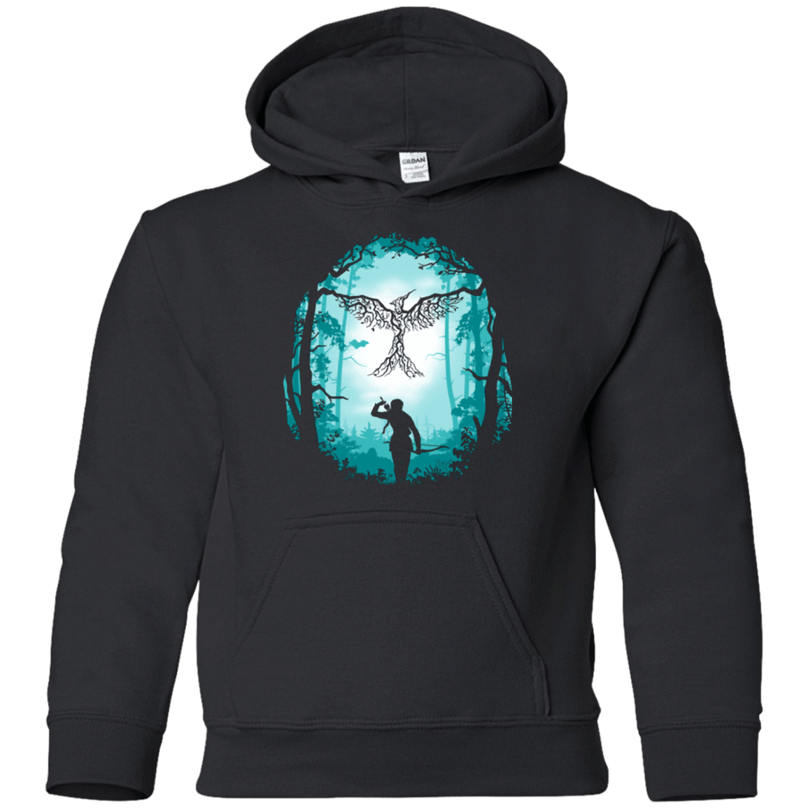 Sweatshirts Black / YS Symbol of Rebellion (Blue) Youth Hoodie