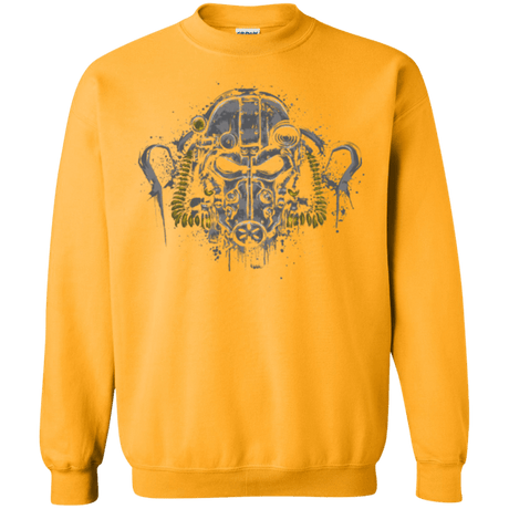 Sweatshirts Gold / Small T-60 Power Armor Crewneck Sweatshirt