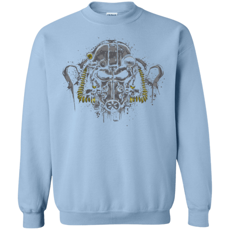 Sweatshirts Light Blue / Small T-60 Power Armor Crewneck Sweatshirt