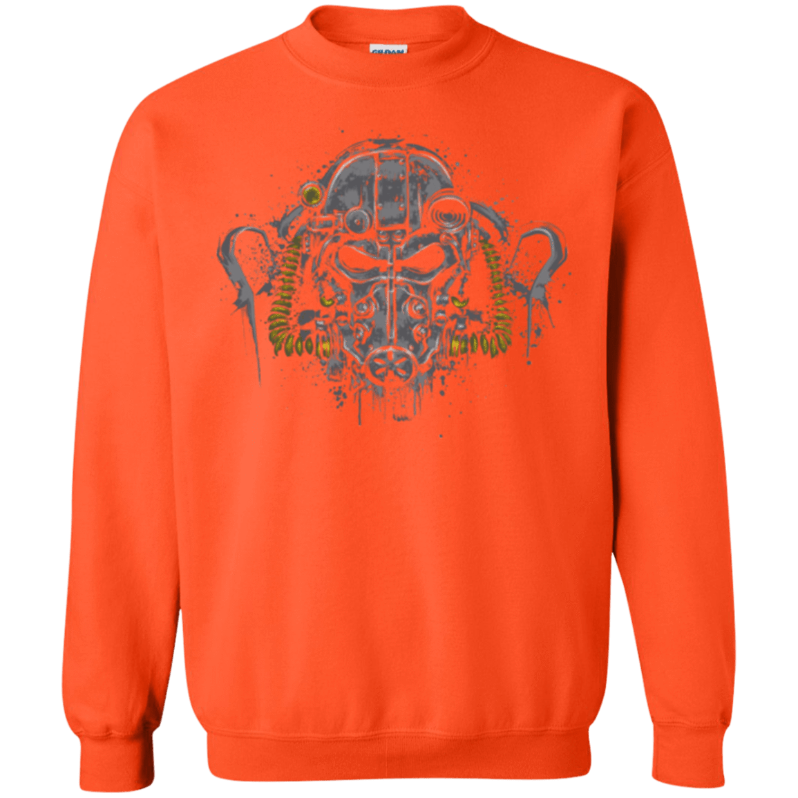 Sweatshirts Orange / Small T-60 Power Armor Crewneck Sweatshirt