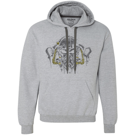 Sweatshirts Sport Grey / Small T-60 Power Armor Premium Fleece Hoodie