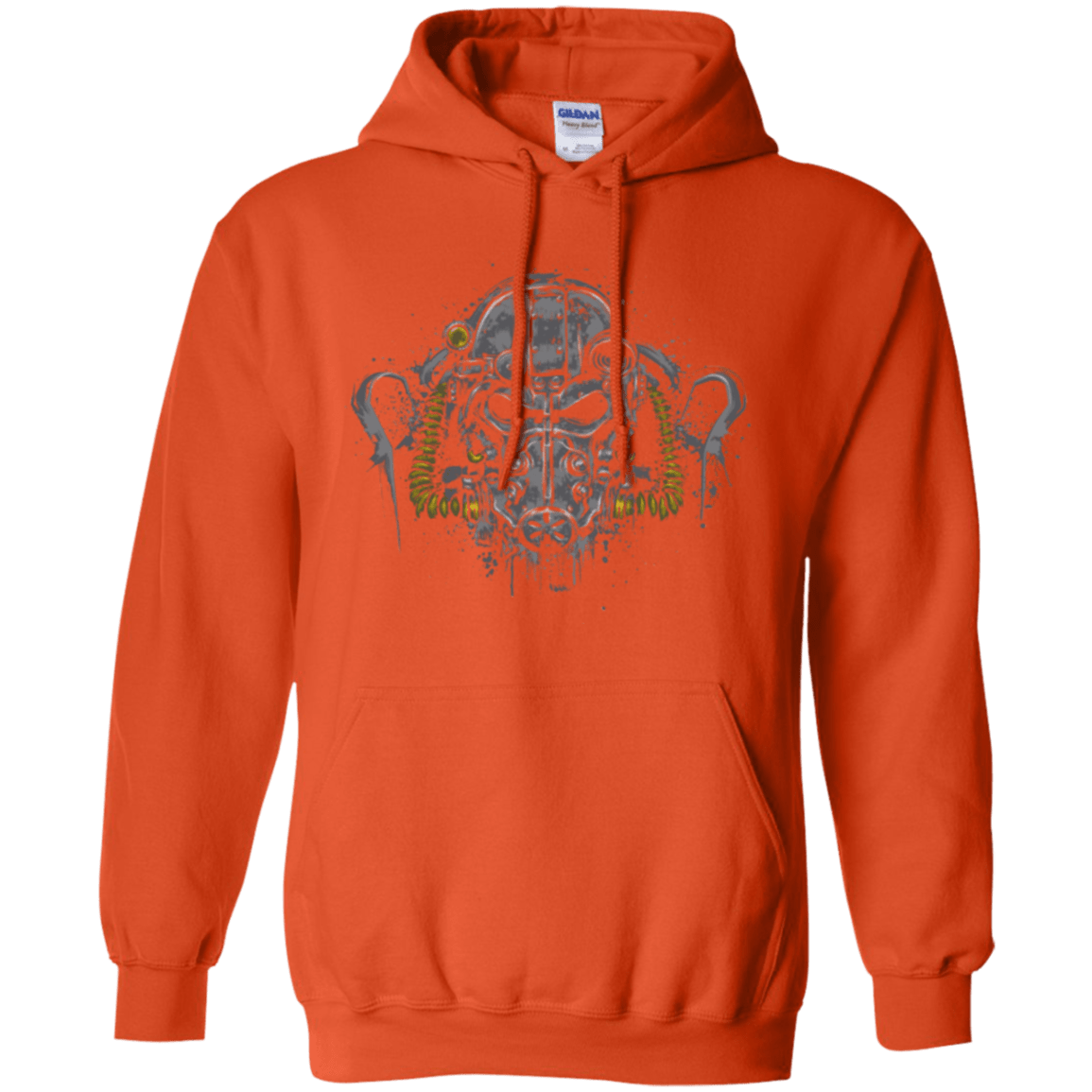 Sweatshirts Orange / Small T-60 Power Armor Pullover Hoodie