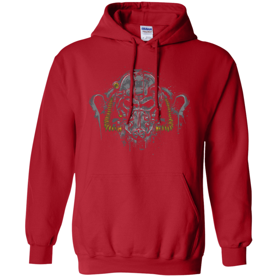 Sweatshirts Red / Small T-60 Power Armor Pullover Hoodie