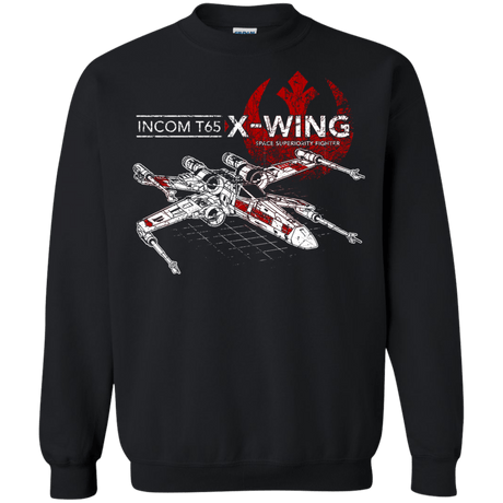 Sweatshirts Black / S T-65 X-Wing Crewneck Sweatshirt