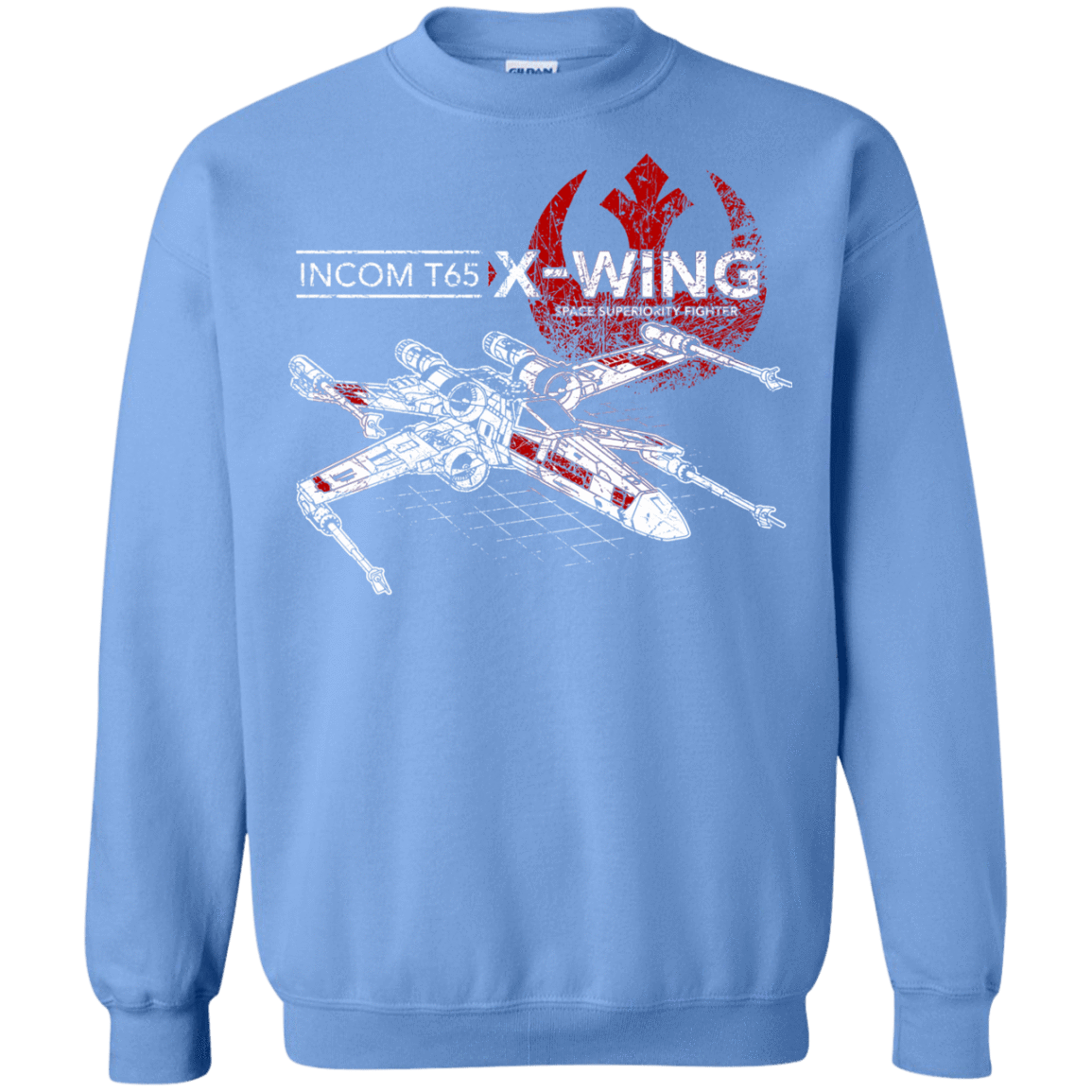 Sweatshirts Carolina Blue / S T-65 X-Wing Crewneck Sweatshirt