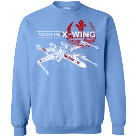 Sweatshirts Carolina Blue / S T-65 X-Wing Crewneck Sweatshirt