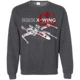 Sweatshirts Dark Heather / S T-65 X-Wing Crewneck Sweatshirt