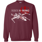 Sweatshirts Maroon / S T-65 X-Wing Crewneck Sweatshirt