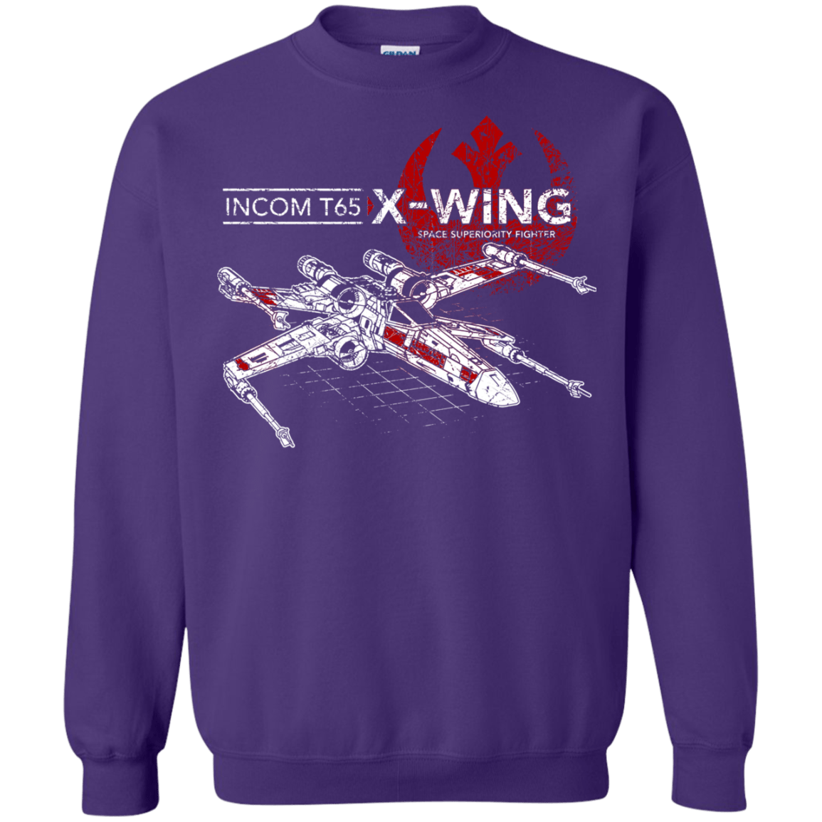 Sweatshirts Purple / S T-65 X-Wing Crewneck Sweatshirt