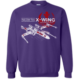 Sweatshirts Purple / S T-65 X-Wing Crewneck Sweatshirt