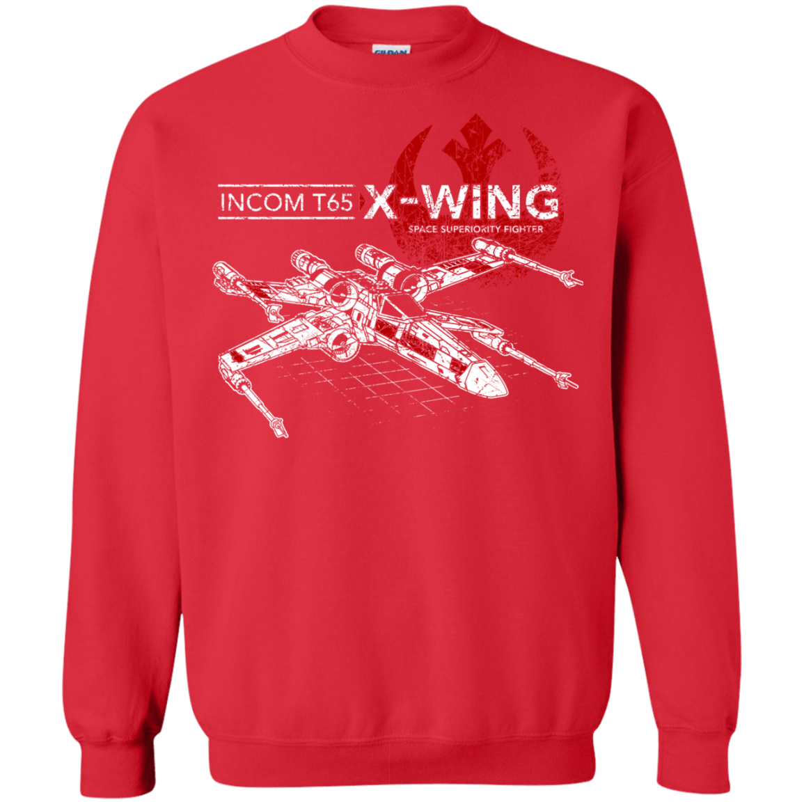 Sweatshirts Red / S T-65 X-Wing Crewneck Sweatshirt