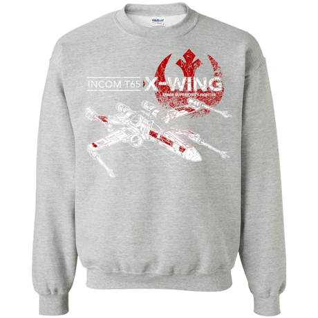 Sweatshirts Sport Grey / S T-65 X-Wing Crewneck Sweatshirt