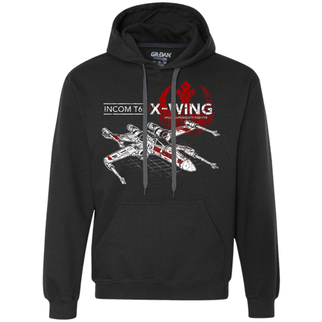 Sweatshirts Black / S T-65 X-Wing Premium Fleece Hoodie