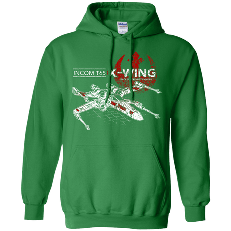 Sweatshirts Irish Green / S T-65 X-Wing Pullover Hoodie