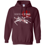Sweatshirts Maroon / S T-65 X-Wing Pullover Hoodie