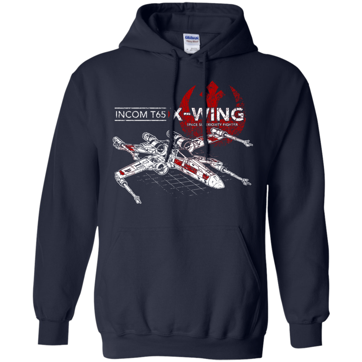 Sweatshirts Navy / S T-65 X-Wing Pullover Hoodie