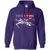 Sweatshirts Purple / S T-65 X-Wing Pullover Hoodie