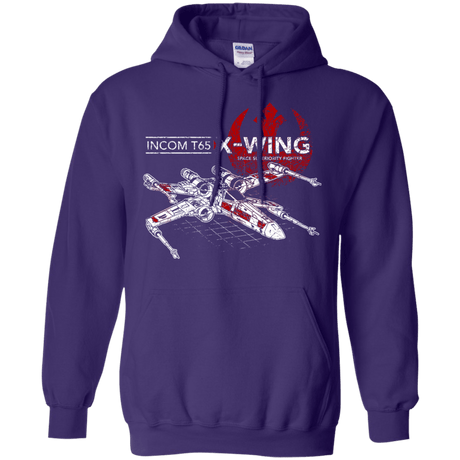 Sweatshirts Purple / S T-65 X-Wing Pullover Hoodie